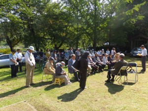 津軽キリスト教霊園で礼拝