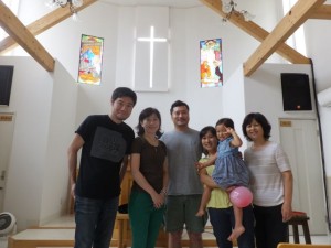牛山牧師のお姉さんご夫妻が当教会を訪れました。