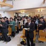 弘前西教会の追悼記念礼拝です。