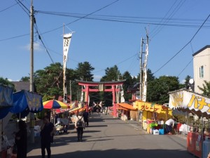 猿賀神社のお祭り